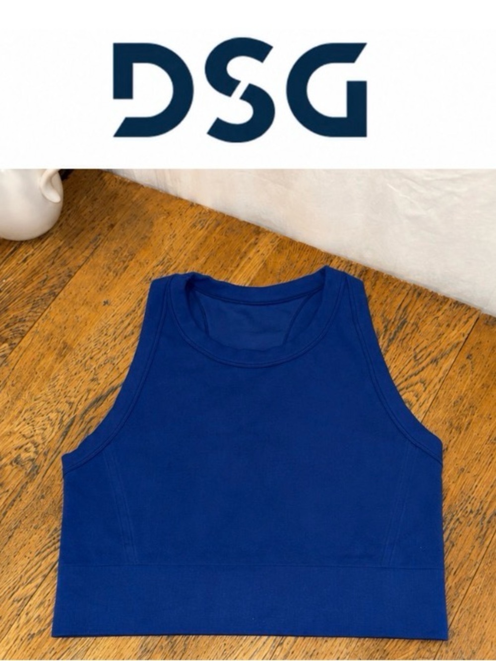 DSG Athletic Crop Tank – Blue – Estimated Size XL
